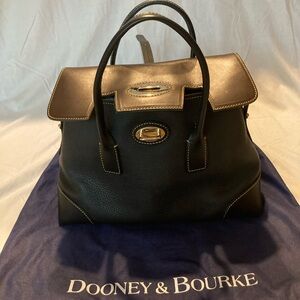 Dooney & Bourke Black Leather Satchel